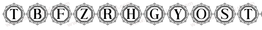 TBFZRHGyoStd字体转换