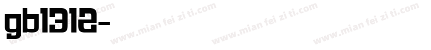 gb1312字体转换