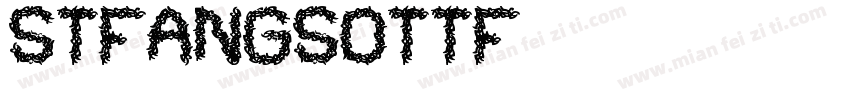 STFANGSOTTF字体转换