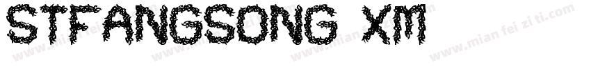 stfangsong_xm字体转换