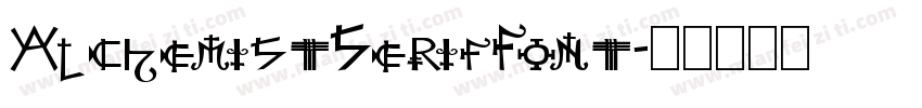 AlchemistSerifFont字体转换