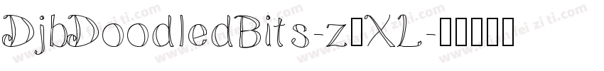 DjbDoodledBits-z1XL字体转换