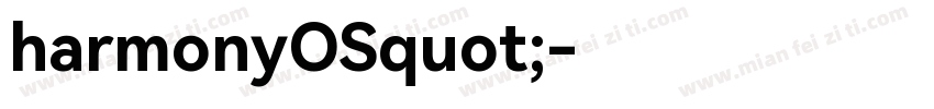 harmonyOSquot;字体转换