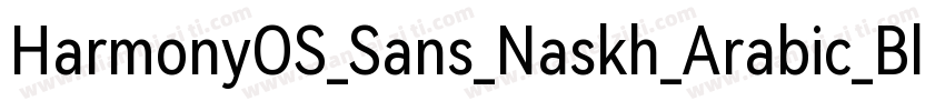 HarmonyOS_Sans_Naskh_Arabic_Black字体转换