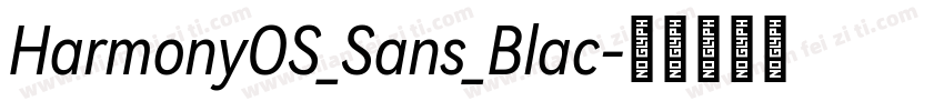 HarmonyOS_Sans_Blac字体转换