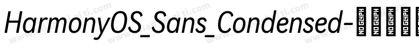HarmonyOS_Sans_Condensed字体转换