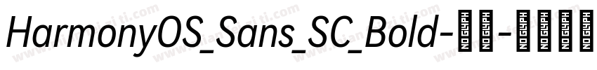 HarmonyOS_Sans_SC_Bold-常规字体转换