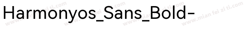 Harmonyos_Sans_Bold字体转换