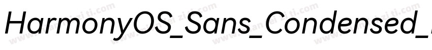 HarmonyOS_Sans_Condensed_bold字体转换