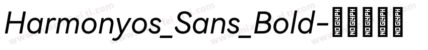 Harmonyos_Sans_Bold字体转换