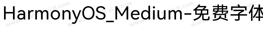 HarmonyOS_Medium字体转换