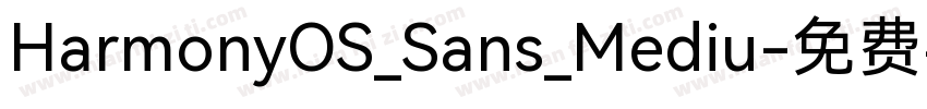 HarmonyOS_Sans_Mediu字体转换