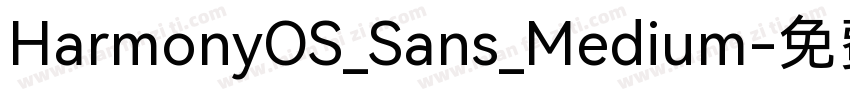 HarmonyOS_Sans_Medium字体转换