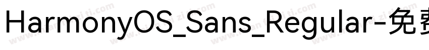 HarmonyOS_Sans_Regular字体转换
