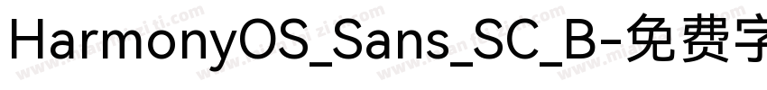 HarmonyOS_Sans_SC_B字体转换