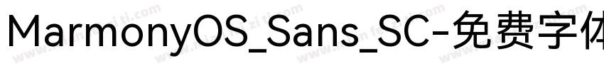MarmonyOS_Sans_SC字体转换