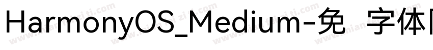HarmonyOS_Medium字体转换