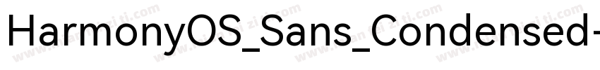 HarmonyOS_Sans_Condensed字体转换