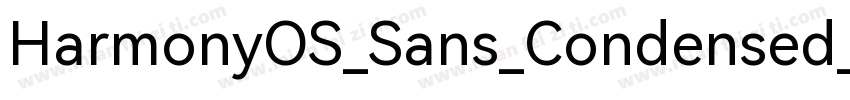 HarmonyOS_Sans_Condensed_bold字体转换