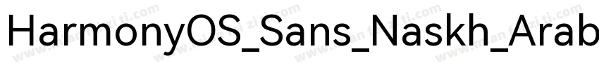HarmonyOS_Sans_Naskh_Arabic_Lightt字体转换