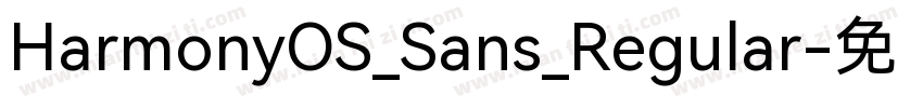 HarmonyOS_Sans_Regular字体转换