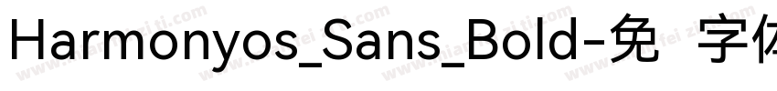 Harmonyos_Sans_Bold字体转换