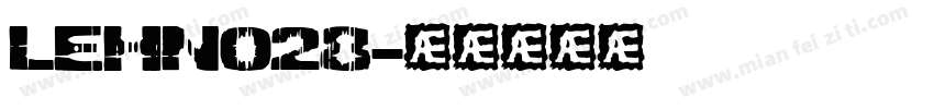 LEHN028字体转换