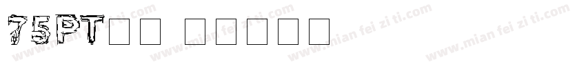 75pt宋体字体转换