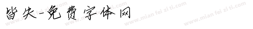 皆失字体转换