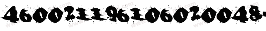 460021196106020048字体转换