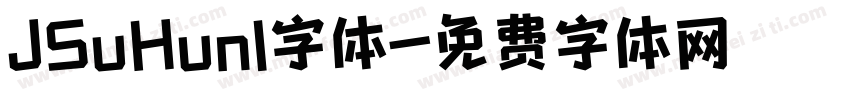 JSuHun1字体字体转换