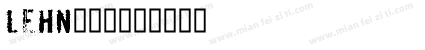 LEHN055字体转换