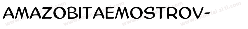 AmazObitaemOstrov字体转换