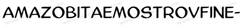 AmazObitaemOstrovFine字体转换
