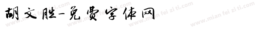 胡文胜字体转换