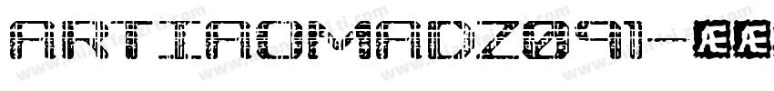 ARTIAOMADZ091字体转换