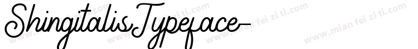 ShingitalisTypeface字体转换
