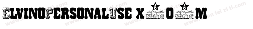 ElvinoPersonalUse-x3o8m字体转换