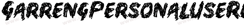 GarrengPersonalUseRegular-0JDd字体转换