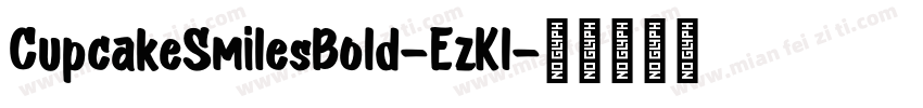 CupcakeSmilesBold-EzKl字体转换