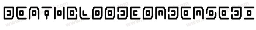 DeathbloodCondensedItalic-RWXv字体转换