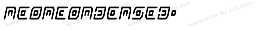 NeonCondensed字体转换