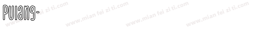Pulang字体转换