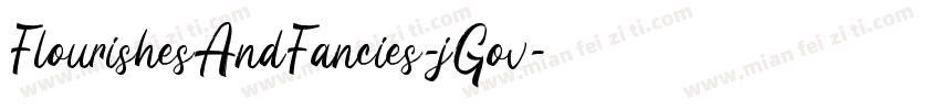 FlourishesAndFancies-jGov字体转换