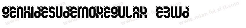 GenkiDesuDemoRegular-eZwD6字体转换