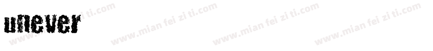 unever字体转换