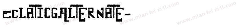 EclatICGAlternate字体转换