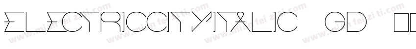 ElectricCityItalic-3gD6字体转换