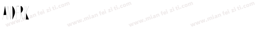 Anderik字体转换