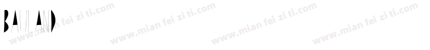 Bauland字体转换